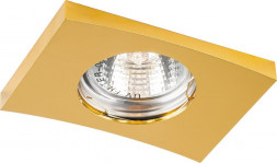 Светильник встраиваемый Feron DL5A потолочный MR16 G5.3 золото арт.28367