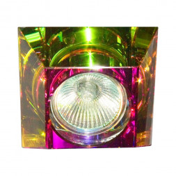 Светильник потолочный, MR16 G5.3 с многоцветным стеклом, хром, C2023CT арт.19681