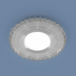 Точечный светильник с LED подсветкой белый/зеркальный Elektrostandard 2245 MR16