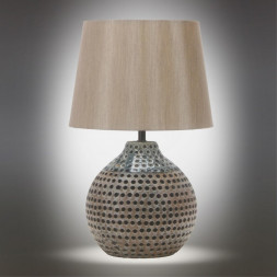 Настольная лампа Omnilux OML-83304-01 Marritza 1хE27х60W серый