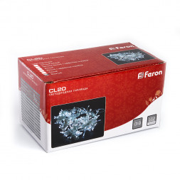 Светодиодная гирлянда Feron CL20 занавес 2*2м  + 3м 230V 2700К ,эффект стробов, c питанием от сети