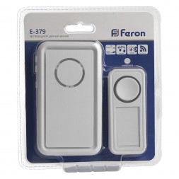 Звонок дверной беспроводной Feron E-379 Электрический 18 мелодий белый с питанием от батареек