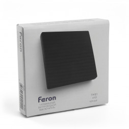 Выключатель беспроводной FERON TM81 SMART, 230V, 500W, одноклавишный, черный