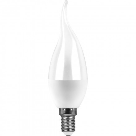 Лампа светодиодная SAFFIT SBC3713 Свеча на ветру E14 13W 4000K арт.55165