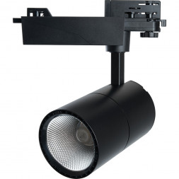 Светодиодный светильник Feron AL103 трековый на шинопровод 20W 4000K 35 градусов черный, 3х фазный арт.41600