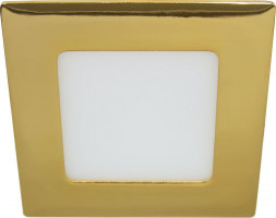 Светодиодный светильник Feron AL502 встраиваемый 6W 6400K золотистый