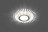 Светильник встраиваемый с белой LED подсветкой Feron CD913 потолочный MR16 G5.3 прозрачный