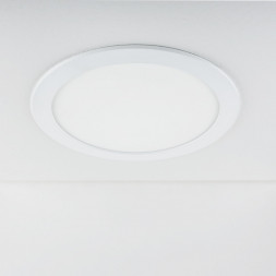 Встраиваемый потолочный светодиодный светильник белый Elektrostandard DLR003 24W 4200K