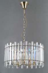 Светильник потолочный Linvel LV 9385/5 Арабелла Античная бронза Е14 40W ￠470H330