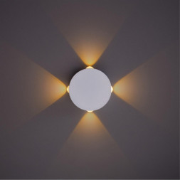 Светильник настенный Arte Lamp A1525AP-1WH TAMBURELLO белый 1хLEDх4W 3000К 220V
