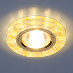 Точечный светильник светодиодный белый/золото Elektrostandard 8371 MR16 WH/GD