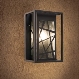 Светильник садово-парковый Feron PL641 на стену 60W 230V E27, черный