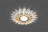Светильник встраиваемый с белой LED подсветкой Feron CD911 потолочный MR16 G5.3 прозрачный-желтый