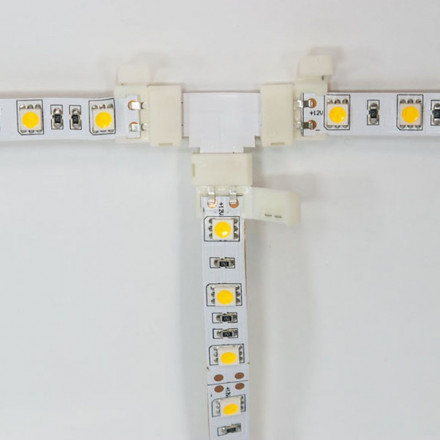 Комплект Т коннекторов  с соединителем для светодиодной ленты (3528/8мм), LD187