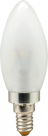 Лампа светодиодная, (3.5W) 230V E14 4000K матовая хром, LB-70 арт.25297