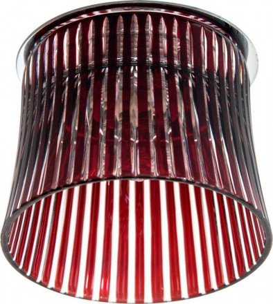 Светильник встраиваемый Feron CD2319 потолочный JCD9 G9 прозрачно-красный