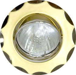 Светильник потолочный, MR16 G5.3 жемчужное золото-титан, 703