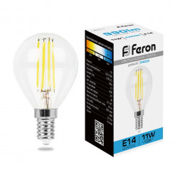 Лампа светодиодная Feron LB-511 Шарик E14 11W 6400K арт.38225