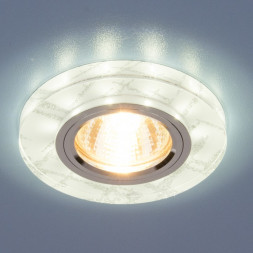 Точечный светильник светодиодный белый/серебро Elektrostandard 8371 MR16 WH/SL