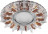 Светильник встраиваемый с белой LED подсветкой Feron CD911 потолочный MR16 G5.3 прозрачный-коричневый