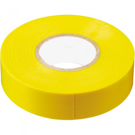 Изоляционная лента STEKKER INTP01315-20 0,13*15 мм. 20 м. желтая арт.32831