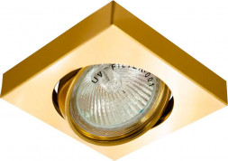 Светильник потолочный, MR16 50W G5.3 золото, DL163