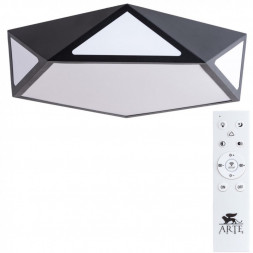 Светильник потолочный Arte Lamp A1931PL-1BK MULTI-PIAZZA черный LEDх72W 3000-6000К 220V