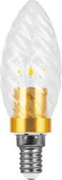 Лампа светодиодная Feron LB-77 Свеча E14 3,5W 4000К арт.25345