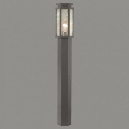 Уличный светильник 100 см ODEON LIGHT 4048/1F GINO E27 100W 220V IP44 темно-серый/белый