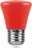 Лампа светодиодная Feron LB-372 Колокольчик E27 1W красный арт.25911