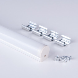 Накладной алюминиевый профиль для светодиодной ленты Elektrostandard LL-2-ALP010