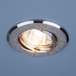 Точечный светильник серебряный блеск/хром Elektrostandard 611 MR16 SL