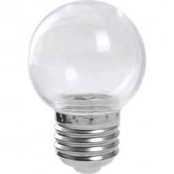 Лампа светодиодная Feron LB-37 Шарик прозрачный E27 1W 2700K