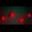 Светодиодная гирлянда Feron CL109 фигурная 3м+1,5м 220V красная c питанием от сети