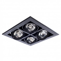 Светильник потолочный Arte Lamp A5930PL-4BK CARDANI MEDIO черный 4хG5,3х50W 2700К 220V