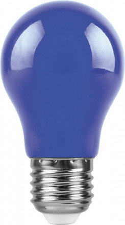 Лампа светодиодная Feron LB-375 E27 3W синий арт.25923