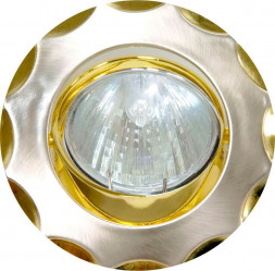 Светильник встраиваемый Feron 703 потолочный MR16 G5.3 титан-золото
