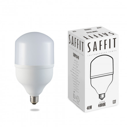 Лампа светодиодная SAFFIT SBHP1040 E27 40W 4000K арт.55092