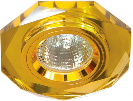 Светильник встраиваемый Feron 8020-2 потолочный MR16 G5.3 желтый