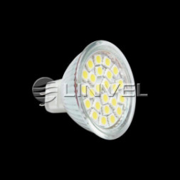 Лампа светодиодная LINVEL LS-20 24-60LED/4.5W 230V G5.3  3000K 450Lm