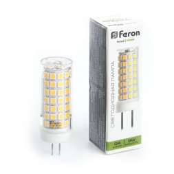 Лампа светодиодная Feron LB-434 G4 9W 4000K арт.38144