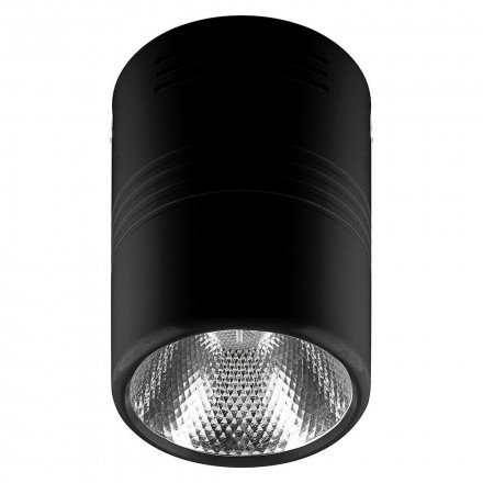 Светодиодный светильник Feron AL518 накладной 10W 4000K черный арт.29890