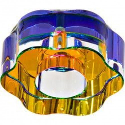 Светильник потолочный, JCDR G5.3 с многоцветным стеклом, с лампой, CD37B
