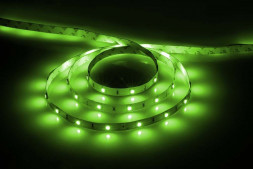 Cветодиодная LED лента Feron LS606, 30SMD(5050)/м 7.2Вт/м  5м IP20 12V зеленый