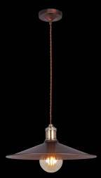 Светильник подвесной Maytoni T028-01-R Jingle Коричневый 1xE27x60W