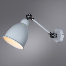 Светильник настенный Arte Lamp A2054AP-1WH BRACCIO белый 1хE27х60W 220V