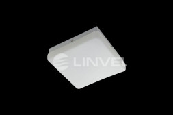 Светильник накладной LINVEL LG 8160 M white 2*E14 IP44 Max 40W 250*250*80mm