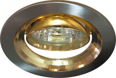 Светильник встраиваемый Feron 2009DL потолочный MR16 G5.3 титан-золото