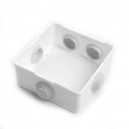Коробка разветвительная STEKKER EBX30-01-54-55 85*85*40 мм, 7 вводов, IP40, белая