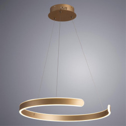 Люстра подвесная Arte Lamp A4050SP-1SG HELIOS матовое золото LEDх55W 4000К 220V